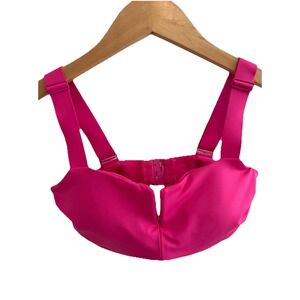ALTHEA Swim Top 32 B/C Hot Pink Molded Underwire Styled Bikini Top Adjust Straps